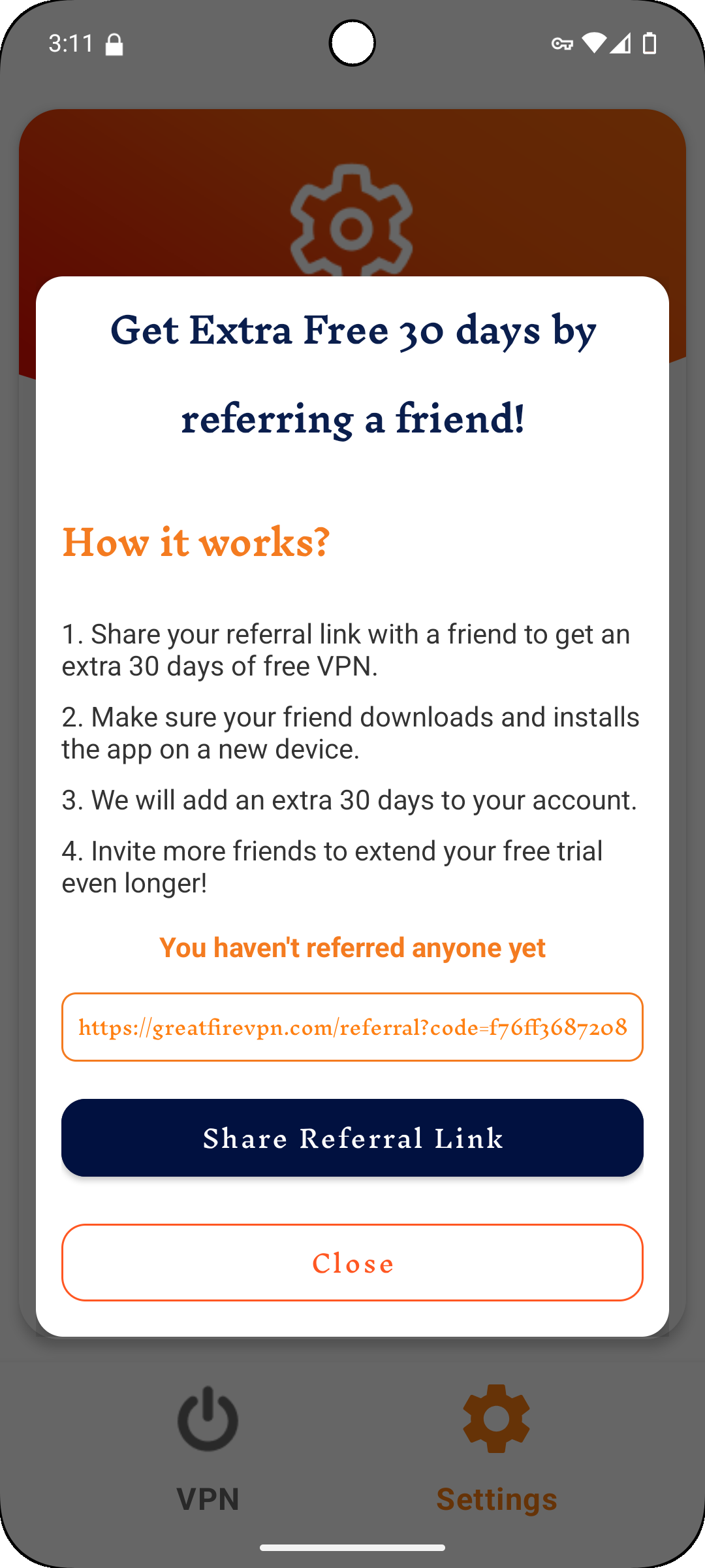 GreatFireVPN Referral